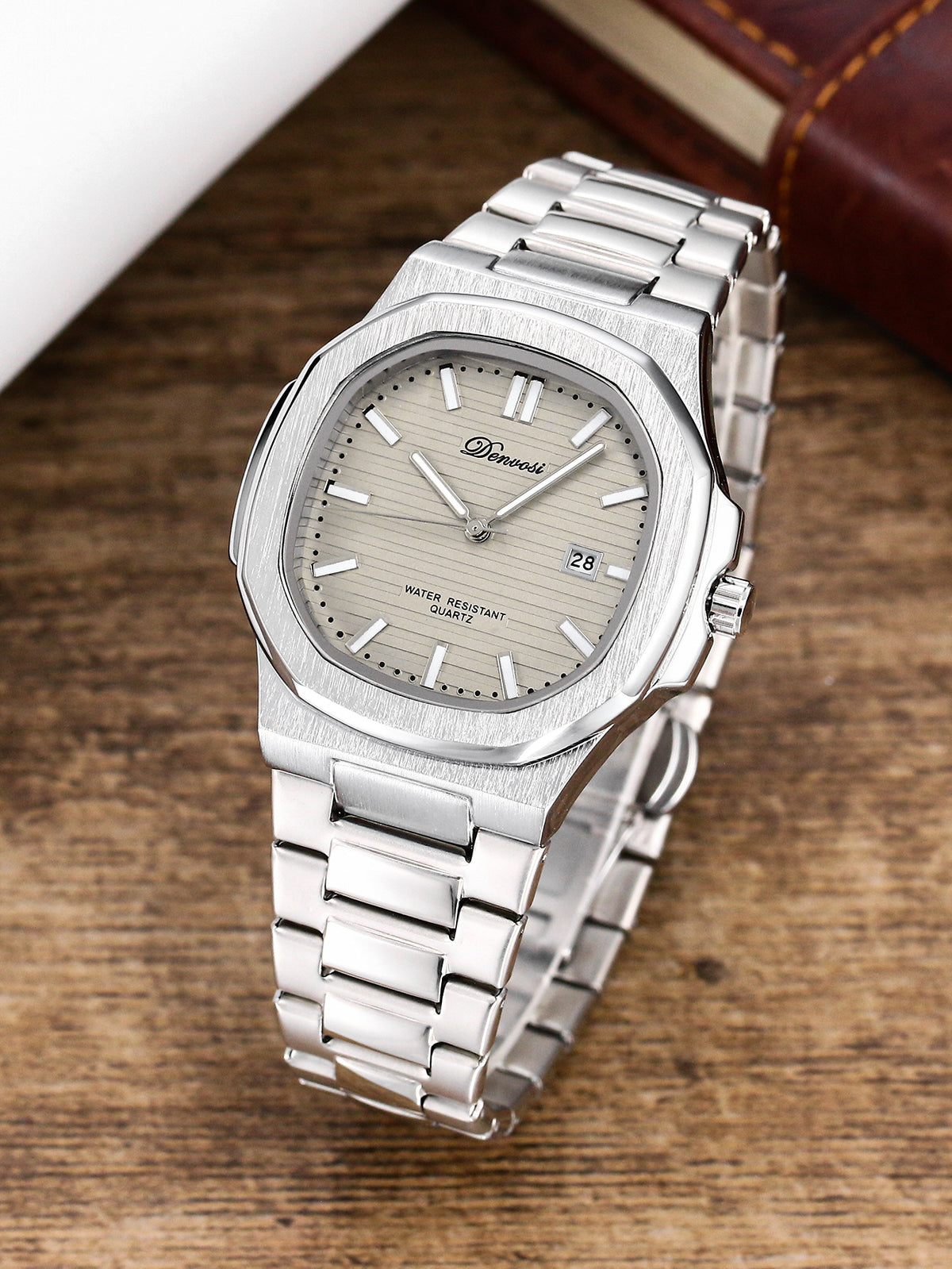 Zakelijk klassiek Nautilus lichtgevend horloge voor heren