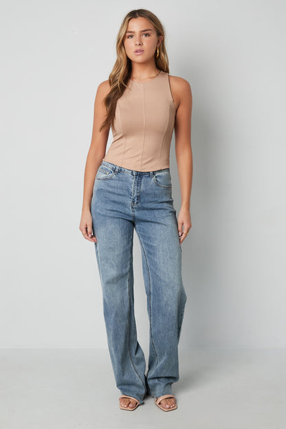 Sportieve mouwloze top basic