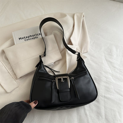 Retro Crescent Shoulder Bag