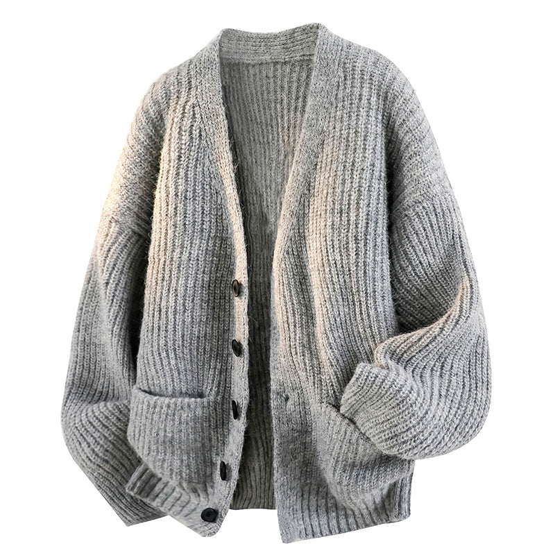 Oversized Mens Knitwear Jacket