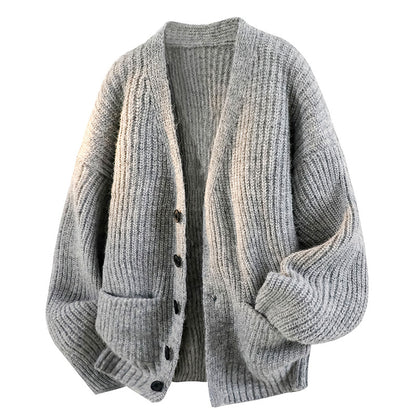 Oversized Mens Knitwear Jacket