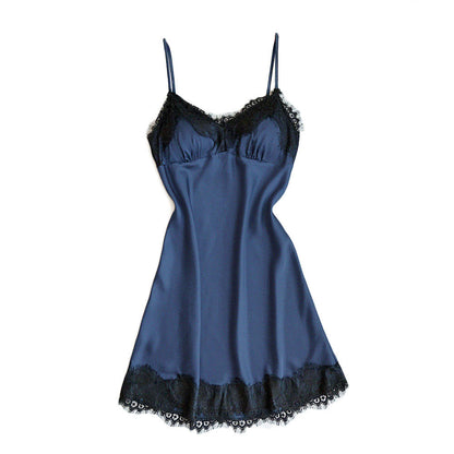 Lace Trimmed Womens Sleepwear Nightdress