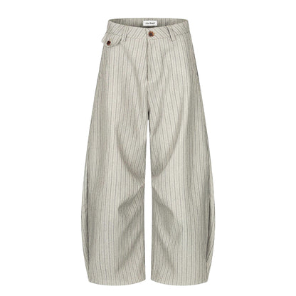 Losse kassieke broek met wijde pijpen unisex