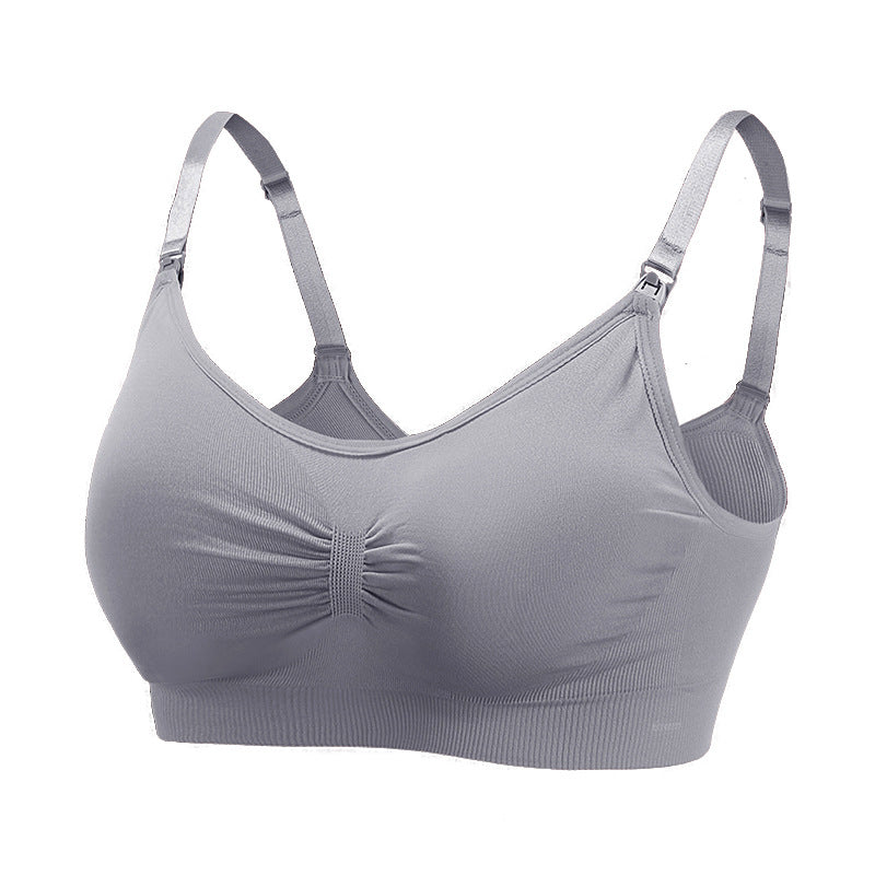 Seamless maternity and nursing bras