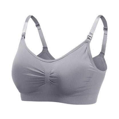Seamless maternity and nursing bras