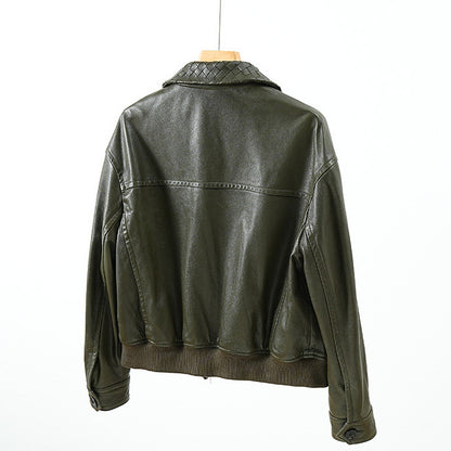 Womens Sheepskin Leather Jacket