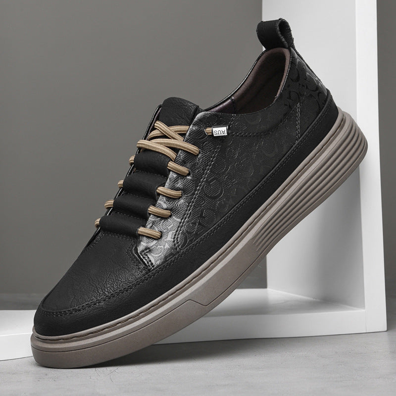 Klassieke retro casual PU-leren sneakers voor heren