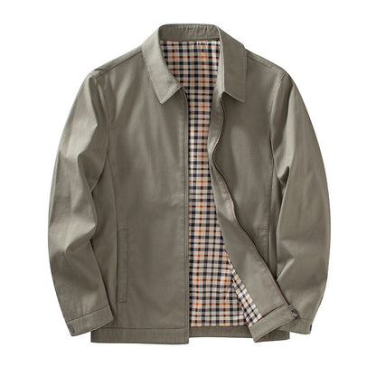 Mens Cotton Business Casual Jacket