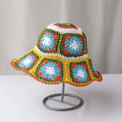 Foldable Bohemian Straw Sun Hat