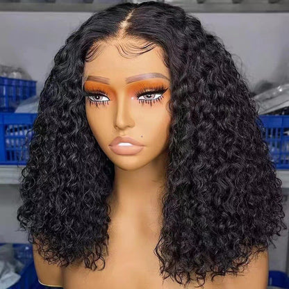 Lace Front Synthetic Wig African Curly Hair