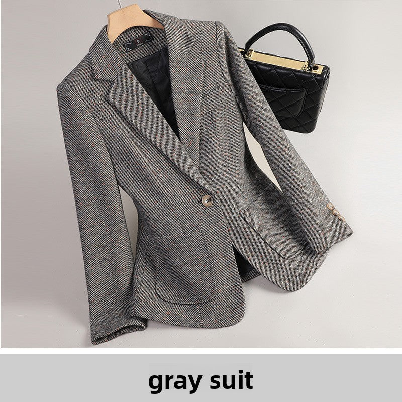 Long Sleeve Womens Blazer with Waist Cinching
