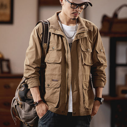 Mens Workwear Multi-Pocket Jacket