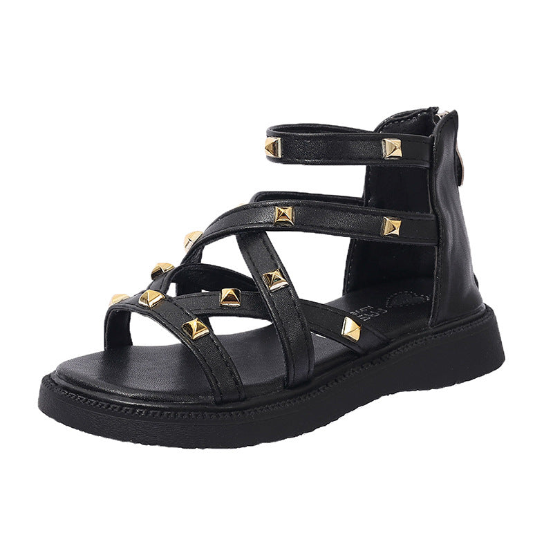 Girls Roman Sandals Open Toe Fashion