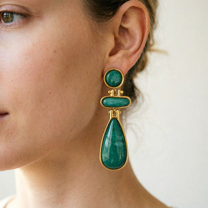 Retro waterdrop earrings