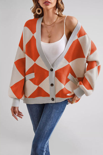Women's knitted cardigan