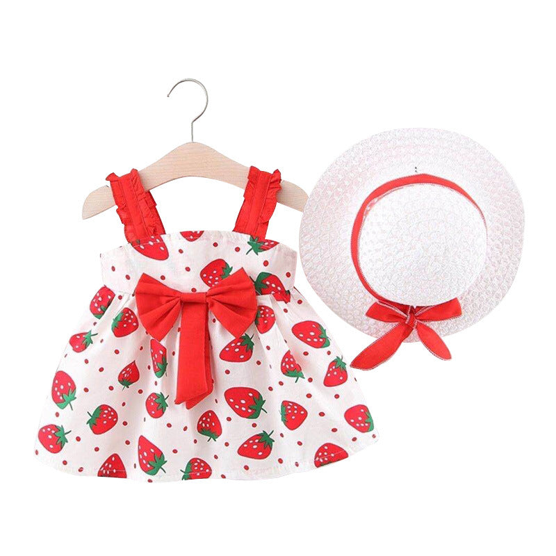 Girls Floral Summer Cotton Dress