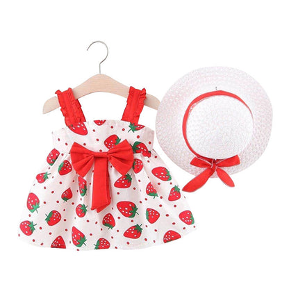 Girls Floral Summer Cotton Dress