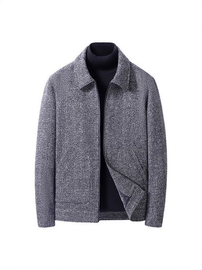 Casual Woolen Business Overcoat, Thickened and Warm Clothing