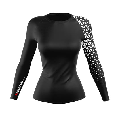 Zwarte Dames GRAPPLER Sport Shirt Met Lange Mouwen