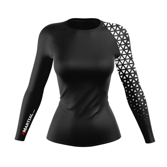 Zwarte Dames GRAPPLER Sport Shirt Met Lange Mouwen