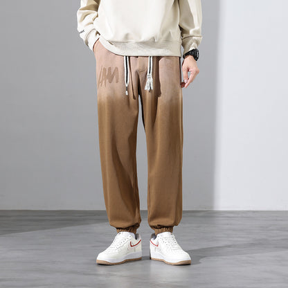 Heren losse taps toelopende trendy casual joggingbroek