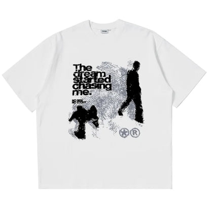 Mens Cotton Short Sleeve Tshirts with Print