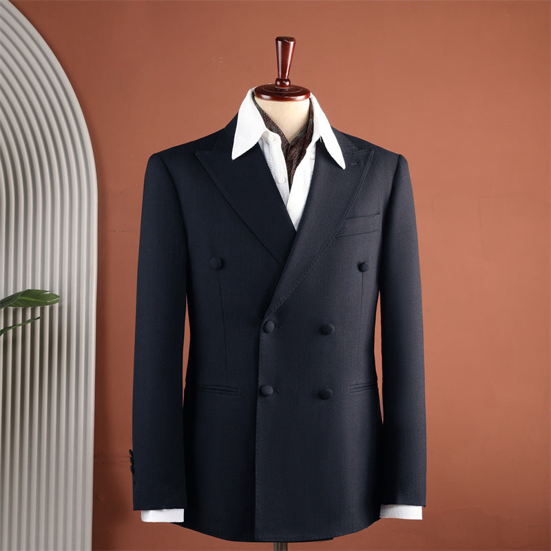 Mens Double Breasted Suit