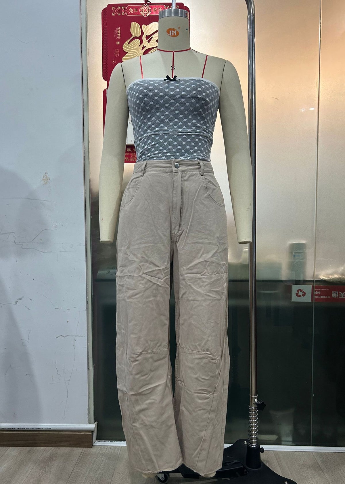 Straight-Leg Sickle Pants Jeans New Multicolor Nine-Point Pants Casual Wide Leg Pants