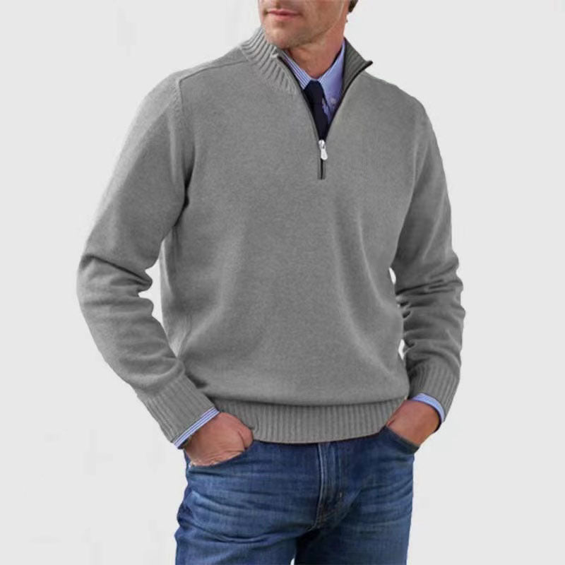 Mens Acrylic Knit Pullover Sweater