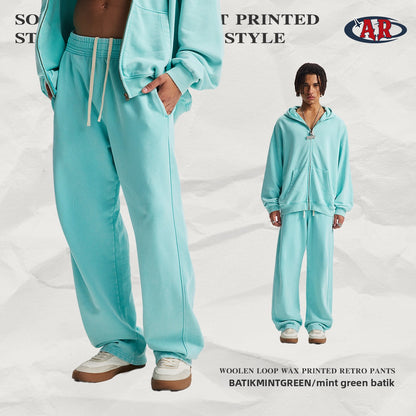 Men's Vintage Washed Cotton Long Pants