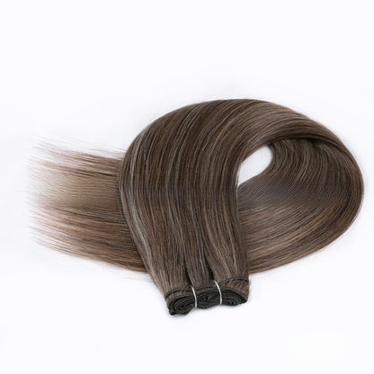 Heat Resistant Synthetic Hair Extensions Straight Weft