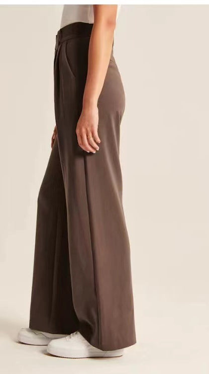 High-Waisted Wide-Leg Pants