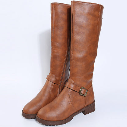 Women's Leather Riding Boots