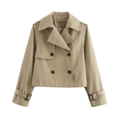 Women's loose-fitting long-sleeved coat