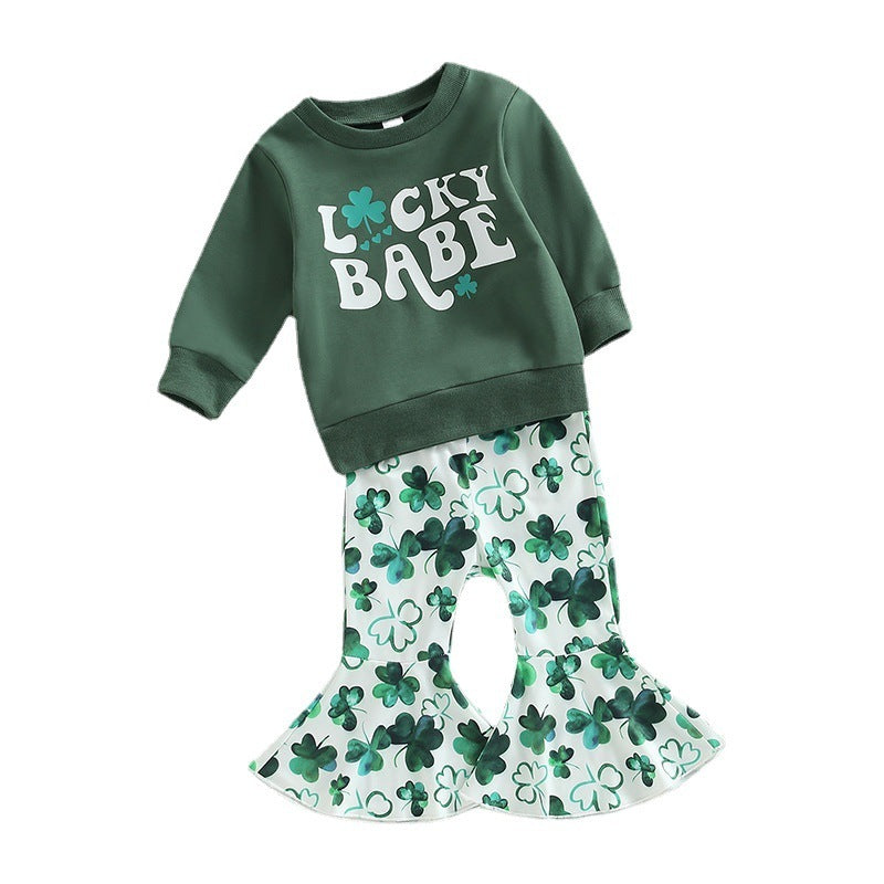 Meisjes Klaver 2-Delige Outfit