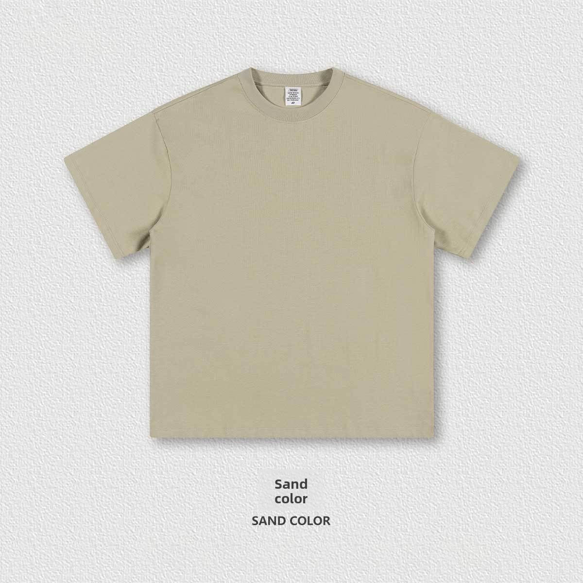 American-Style Small-Neck Short-Sleeve T-Shirt for Men