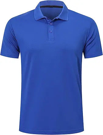 Mens Moisture Wicking Quick Dry Polo Shirt