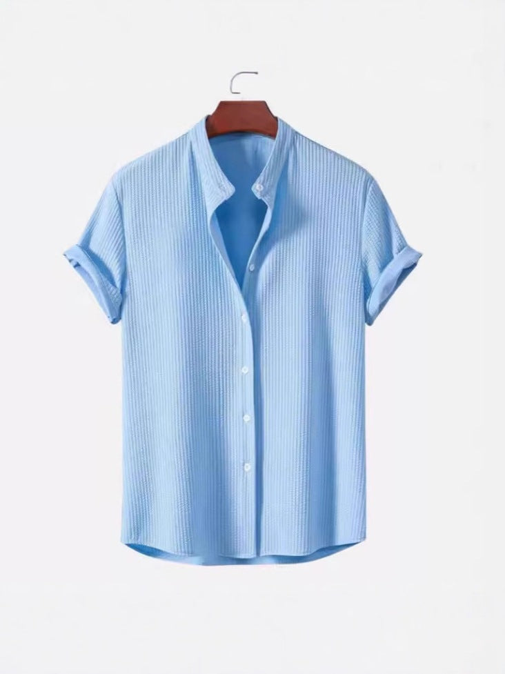 Men's Corduroy Short Sleeve Shirt