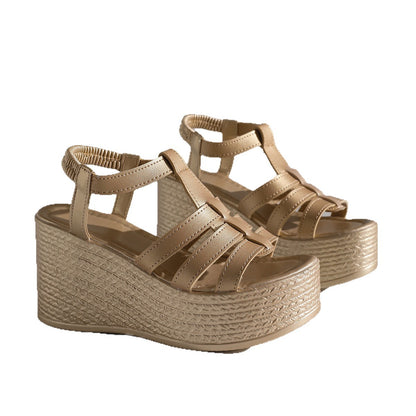 Womens Roman Wedge Sandals