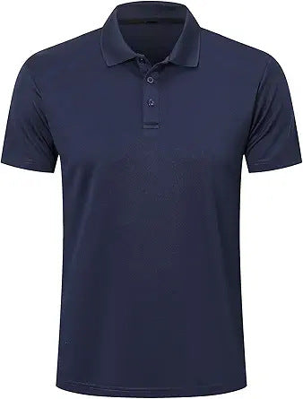 Mens Moisture Wicking Quick Dry Polo Shirt
