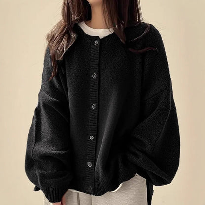 Retro Button Knitted Cardigan