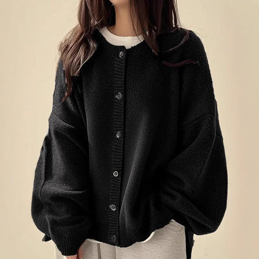 Retro Button Knitted Cardigan
