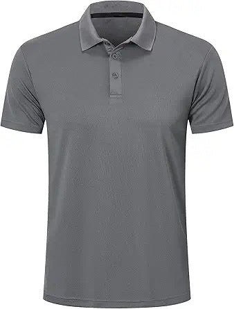 Mens Moisture Wicking Quick Dry Polo Shirt