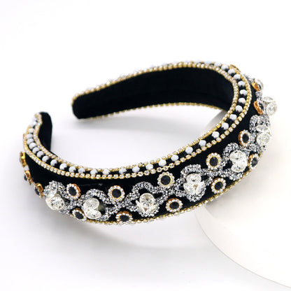 Luxe diamanten hoofdband in Europese en Amerikaanse hofstijl