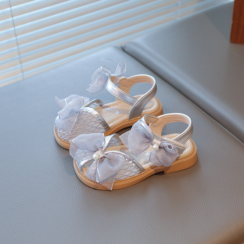 Girls Bow Sandals Soft Sole