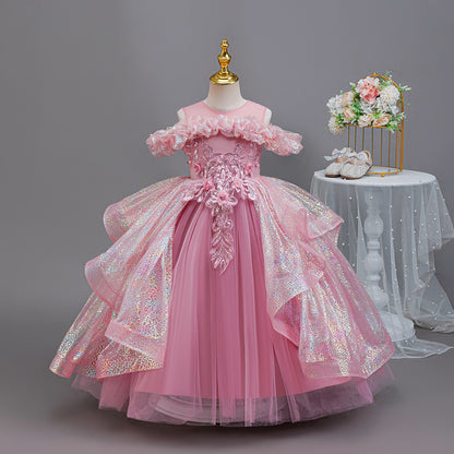 Children Sequin Princess Dress