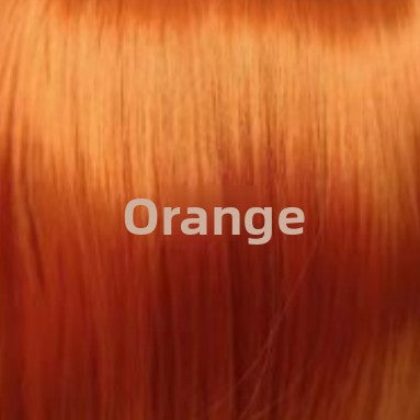 Transparent wig with no adhesive on the front side