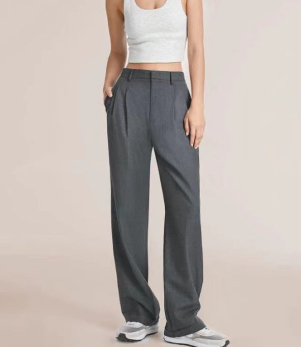 High-Waisted Wide-Leg Pants