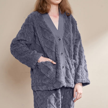 Warme fleece set dames
