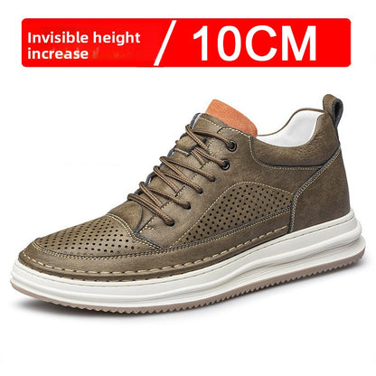 Men's Invisible Height Increasing Casual Sneakers Thick Sole Shoes